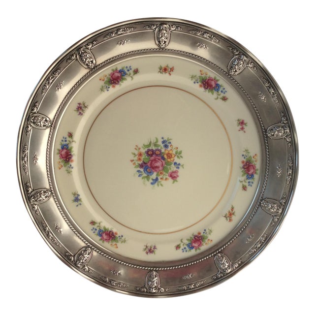 Wallace Sterling Silver Rosepoint Serving Tray Chairish