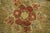 1900s Brown Floral Antique Fan Arc Border American Folk Art Hooked Small Rug For Sale - Image 9 of 15