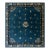 Nice Blue Background Color Refined Minimalist Design Antique Chinese Peking Rug For Sale