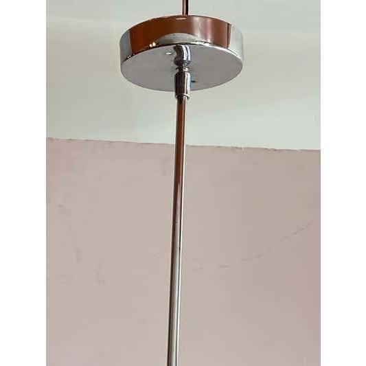 Kalmar Lighting 1968 Mid-Century Modern Kalmar Chrome Aluminum Chandelier For Sale - Image 4 of 7