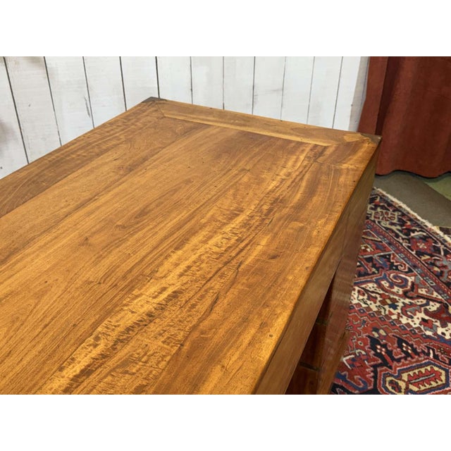 Indian Marine Flat-Top Desk in Mahogany, 1980s For Sale - Image 18 of 18