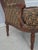 2000 - 2009 Century French Louis XVI Style Bergere Chair & Ottoman For Sale - Image 5 of 18