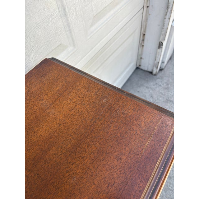 Brown Vintage Mahogany Console Table | Entryway Table | Sofa Table| Hall Table | Traditional Accent Table For Sale - Image 8 of 10