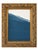 "Waves” Abstract Art in Antique Frame, Seascape Painting Transitional Wall Art by JTS For Sale