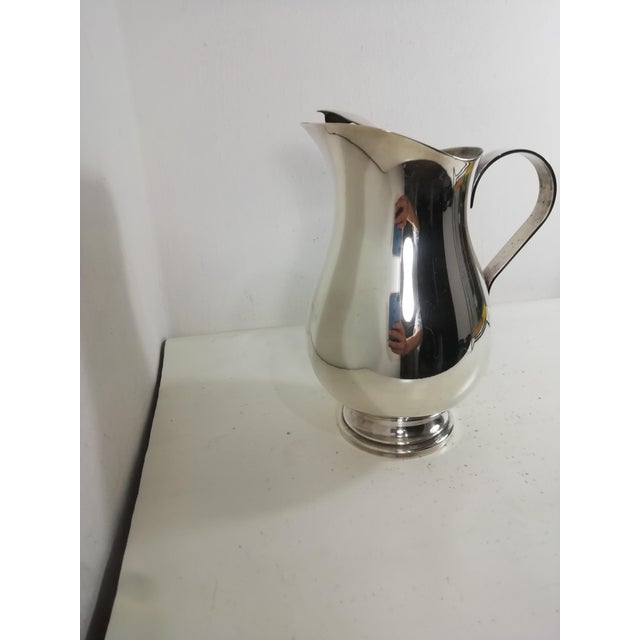 1960s Silver Metal Jug from Fleuron, 1960s For Sale - Image 5 of 8