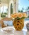 Yellow Vintage Majolica Sunflower-Adorned Ceramic Vase For Sale - Image 8 of 12