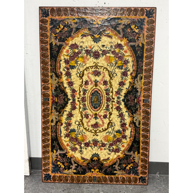 Maitland-Smith Painted Wall Panel For Sale In San Francisco - Image 6 of 12