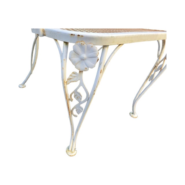 Vintage Wrought Iron Chairs Set of 4 For Sale - Image 11 of 13