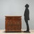 Baroque style sideboard crafted in walnut, originating from Italy and dated to the mid-20th century. The structure...