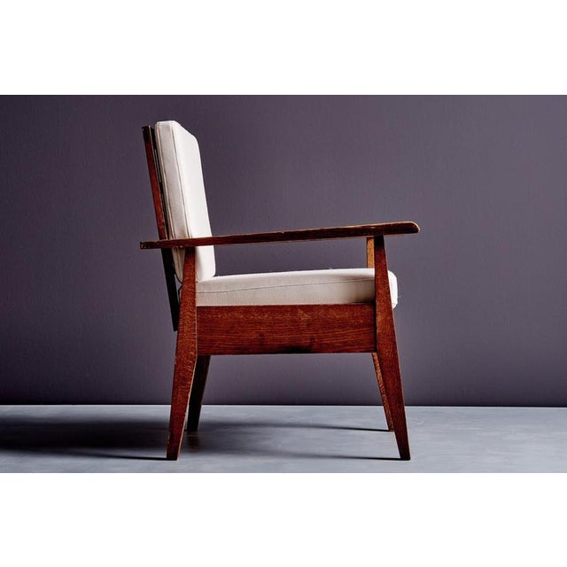 French Lounge Chairs in the styler of René Gabriel, France, 1940s For Sale - Image 6 of 14