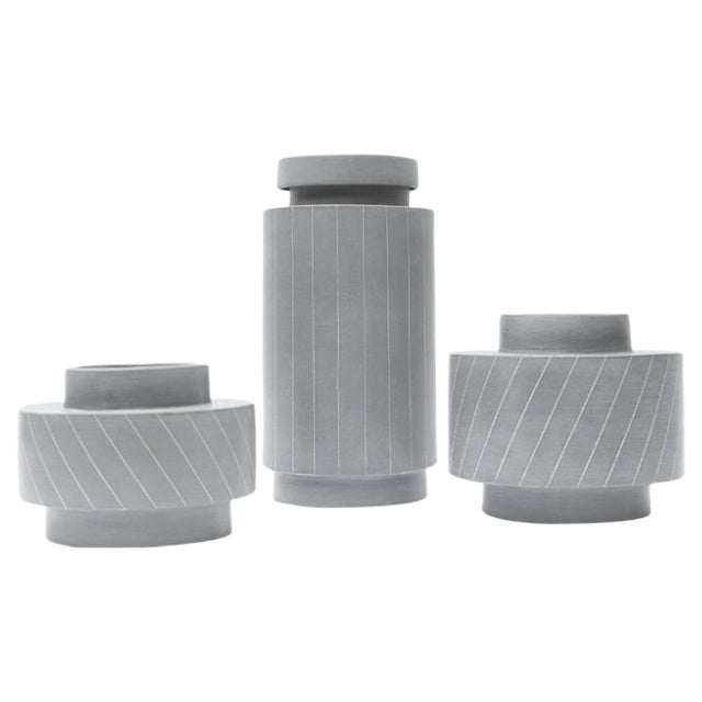 Stackable Phil Vases by Simona Cardinetti, 2016, Set of 3 For Sale