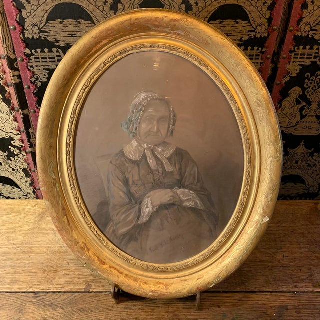 Portrait of a Woman, Framed For Sale - Image 4 of 14