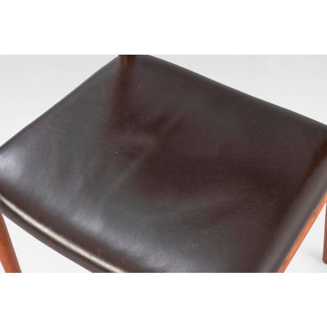 Model 75 Dining Chairs by Niels Otto Møller for J.L. Møller Mobelfabrik, Denmark, 1960s, Set of 4 For Sale - Image 5 of 6