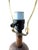 Vintage Owl Large Resin Faux Wood Owl Bedside Tabletop Lamp For Sale - Image 10 of 12