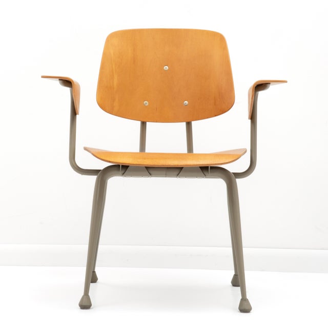 Brunswick Maple Plywood Armchairs After Eames DCM Jean Prouvé - A Set of Four For Sale - Image 10 of 16