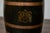 English Wooden Barrel, Copper Braces, Royal Coat of Arms Transfer, Circa 1900 For Sale In Atlanta - Image 6 of 12