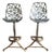 1970s David Marshall Brutalist Barstools For Sale