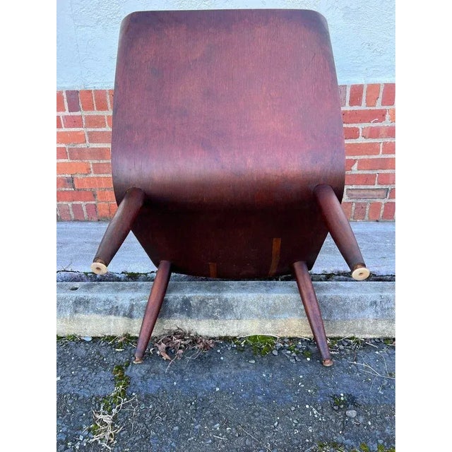 Mid Century Scoop Lounge Chair by Carter. Brothers Inc , 1958s For Sale - Image 12 of 13