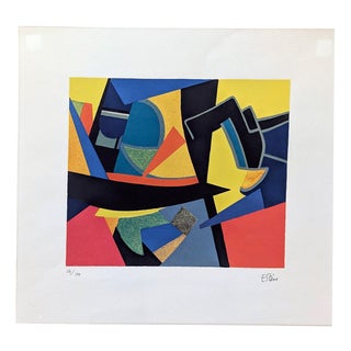 Maurice Estève, Bebaros, 1975, Lithograph For Sale