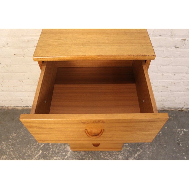 Vintage Danish Made Mid-Century Teak Lingerie Chest For Sale - Image 10 of 14