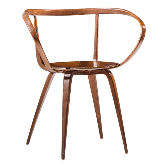 George Nelson for Herman Miller Model 5890 Mid Century Pretzel Dining Chair For Sale
