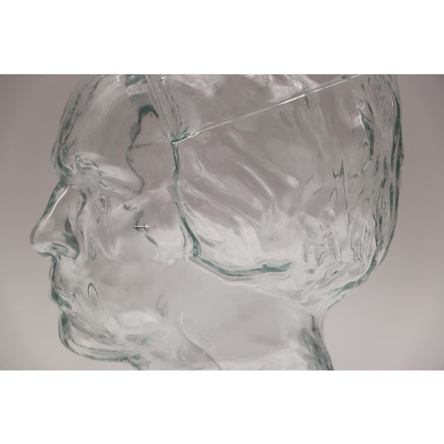 Beethoven Glass Head by Ingrid Glass, 1970, Germany For Sale - Image 10 of 12