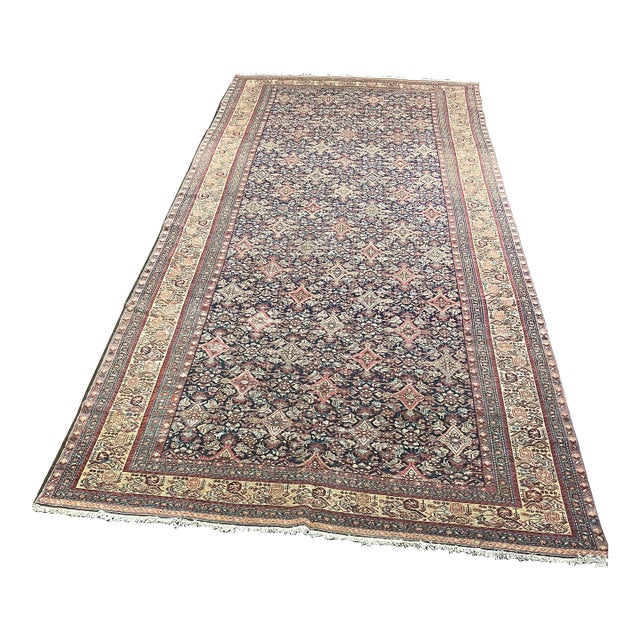 1990s Handwoven Persian Rug Malayer Design - 6'2" X 13'3" For Sale