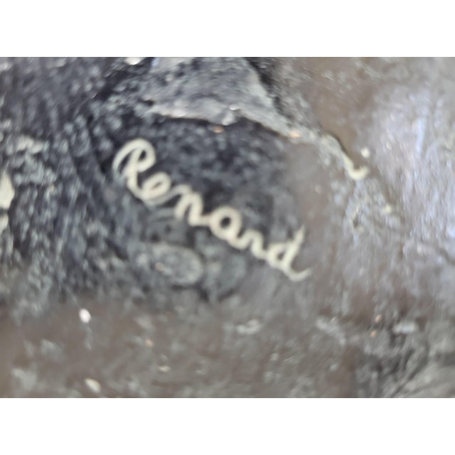 Modern Jean-Pierre Renard, Modernist Arising Nude Female Sculpture, 1979, Composite Material and Plaster For Sale - Image 3 of 7