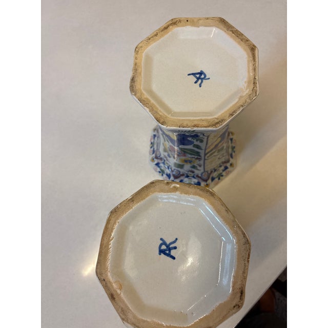 Vases in Porcelain from the Greek A, Set of 2 For Sale - Image 18 of 18