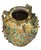 This striking vintage Italian Majolica terracotta planter urn brings an authentic touch of Mediterranean charm and rustic...