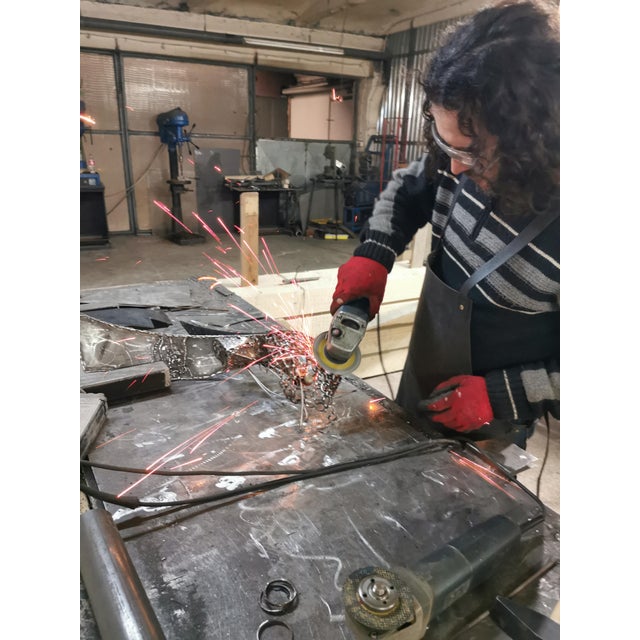 Ovidiu Kloska, Seed of Eternity, 1977, Welded Steel For Sale - Image 9 of 10