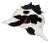 Black and White Cowhide - 5′4″ × 14′2″ For Sale