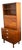 Mid Century Modern China Cabinet Hutch Bassett Walnut Drop Desk Vintage Drawers For Sale