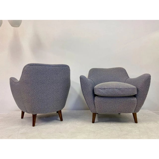 1950s Set of Mid-Century Italian Armchairs in the Style of Guglielmo Veronesi, 1950s For Sale - Image 5 of 13