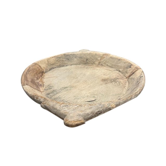 Vintage Wooden Parat Bowl For Sale - Image 4 of 5