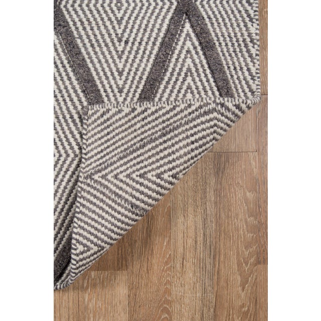 2020s Erin Gates by Momeni Langdon Spring Charcoal Hand Woven Wool Area Rug - 45" X 69" For Sale - Image 5 of 7