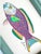 Meet Taffy— A bold, color-loving fish with the prettiest mix of pattern and personality. Hand-painted by master artists...