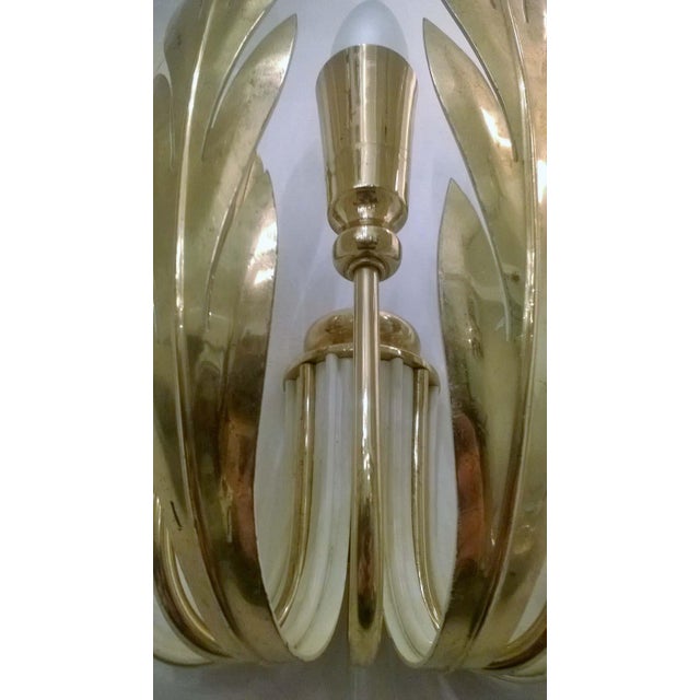 1960s Austrian Brass Sconces - a Pair For Sale - Image 9 of 10