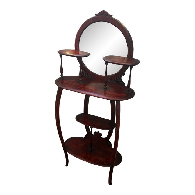 Late 19th Century Victorian Mahogany Étagère For Sale