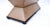 Baker Furniture Hourglass Bench Ottoman With Leather Upholstery For Sale - Image 9 of 12