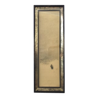 1956 Vintage Chen Chi Lithograph “Winter”, Framed For Sale