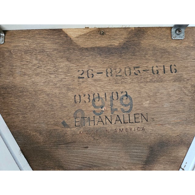 Ethan Allen Country French Triangle Table For Sale In New York - Image 6 of 6