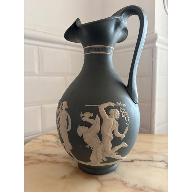 Ceramic Pitcher by Jean Baptiste Stahl from Villeroy & Boch, 1890s For Sale - Image 7 of 14