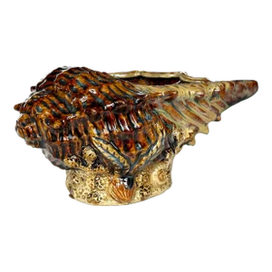 Art Pottery Seashell Planter