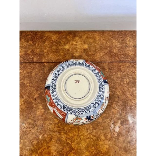Japanese Imari Bowl, 1900s For Sale - Image 3 of 8