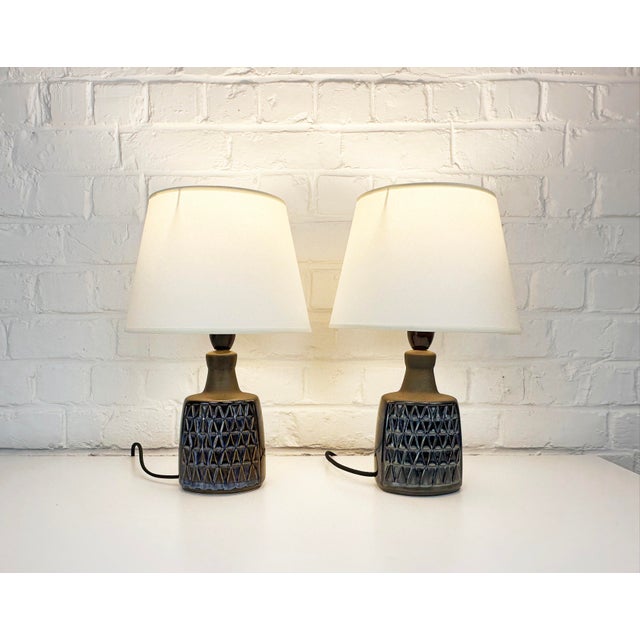 Ceramic Ceramic Model 1036 Table Lamps by Einar Johansen for Søholm, Denmark, 1960s, Set of 2 For Sale - Image 7 of 15