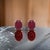 Natural Finely Faceted Quality Ruby Stud Earrings 14k White Gold 3.0 TCW Certified $1,390 311042 Please look at the video...