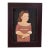 Late 20th Century Framed Early American Primitive Style Child Portrait Reproduction – "Girl With a Bird" After John Brewster Jr. For Sale