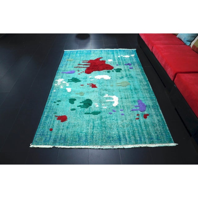 1960s Handmade wool and cotton rug in Turkish Anatolian Carpet, Vintage Area Rug, Turkish Vintage Anatolian Rug, Handmade...