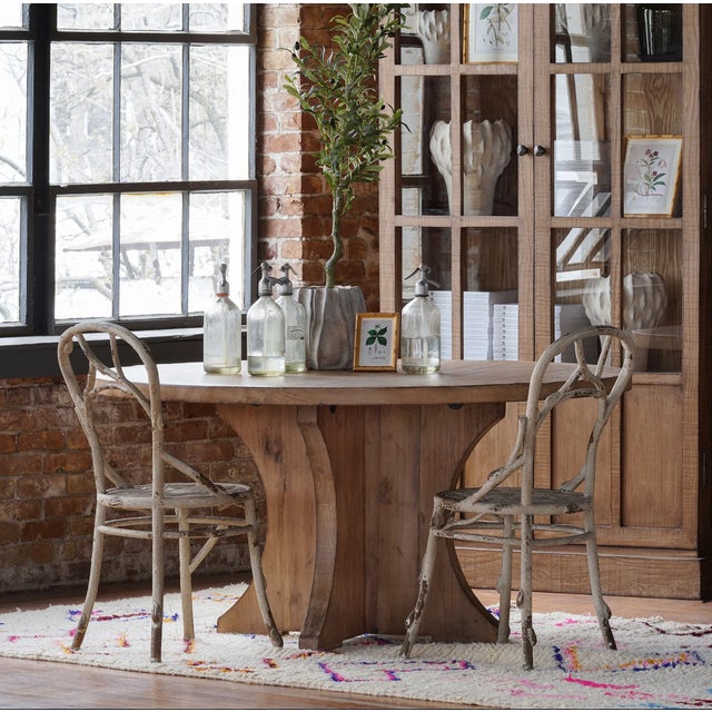 New item. The Brutus Collection sings with symmetry and curvy appeal. The Brutus Dining Table, Round has interlocking,...